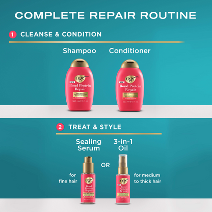 OGX Bond Protein Repair & Protect Shampoo 385ml