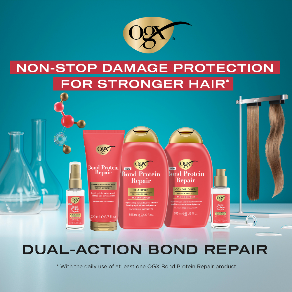 OGX Bond Protein Repair & Protect Shampoo 385ml