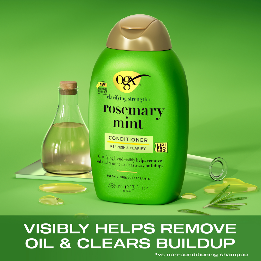 OGX Refreshing Strength+ Clarifying Rosemary & Mint Conditioner 385ml