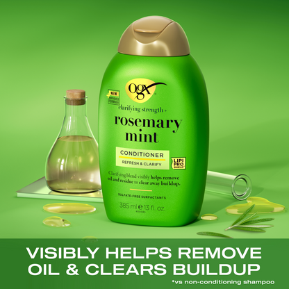 OGX Refreshing Strength+ Clarifying Rosemary & Mint Conditioner 385ml