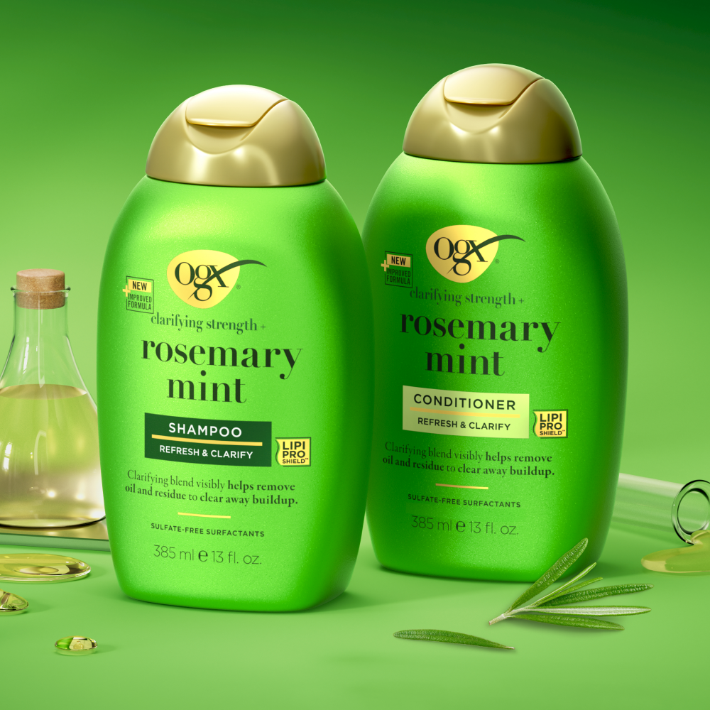 OGX Refreshing Strength+ Clarifying Rosemary & Mint Conditioner 385ml