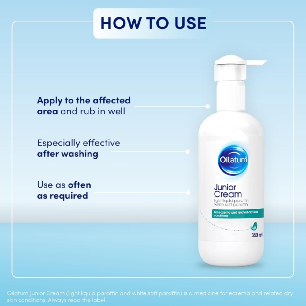 Oilatum Junior Emollient Cream Eczema & Dry Skin 500ml