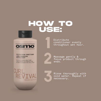 Osmo Curl Revival Reinvigorating Shampoo & Revitalising Conditioner Twin 2 x 400ml