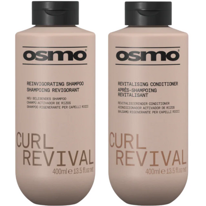 Osmo Curl Revival Reinvigorating Shampoo & Revitalising Conditioner Twin 2 x 400ml