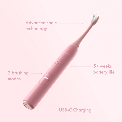 Ordo Sonic Lite Electric Toothbrush Petal
