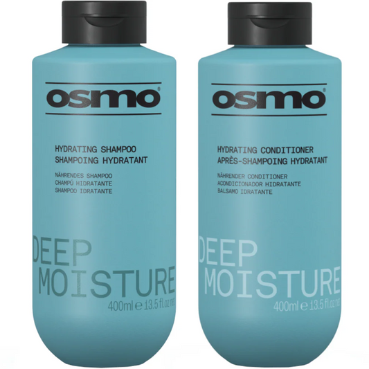 Osmo Deep Moisture Hydrating Shampoo & Conditioner Twin Pack (2 x 400ml)