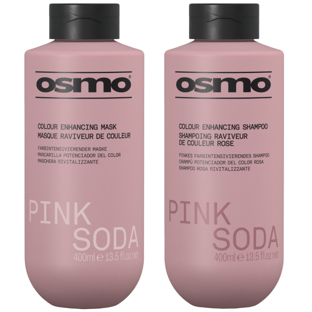 Osmo Pink Soda Colour Enhancing Shampoo & Mask Twin 2 x 400ml