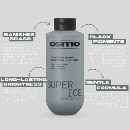 Osmo Super Ice Brightening Shampoo & Brightening Mask Twin 2 x 400ml