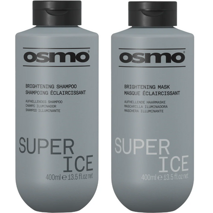 Osmo Super Ice Brightening Shampoo & Brightening Mask Twin 2 x 400ml