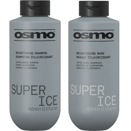 Osmo Super Ice Brightening Shampoo & Brightening Mask Twin 2 x 400ml
