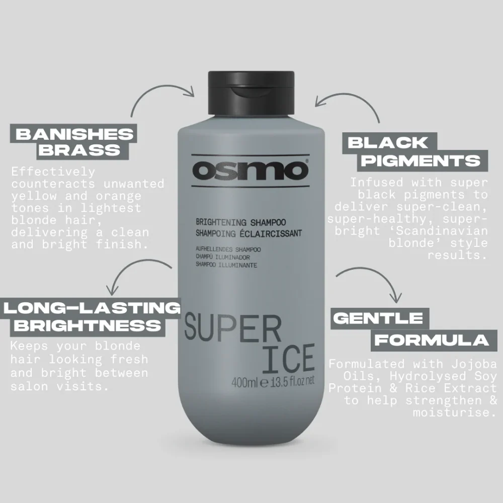 Osmo Super Ice Brightening Shampoo & Mask Twin 2 x 1000ml