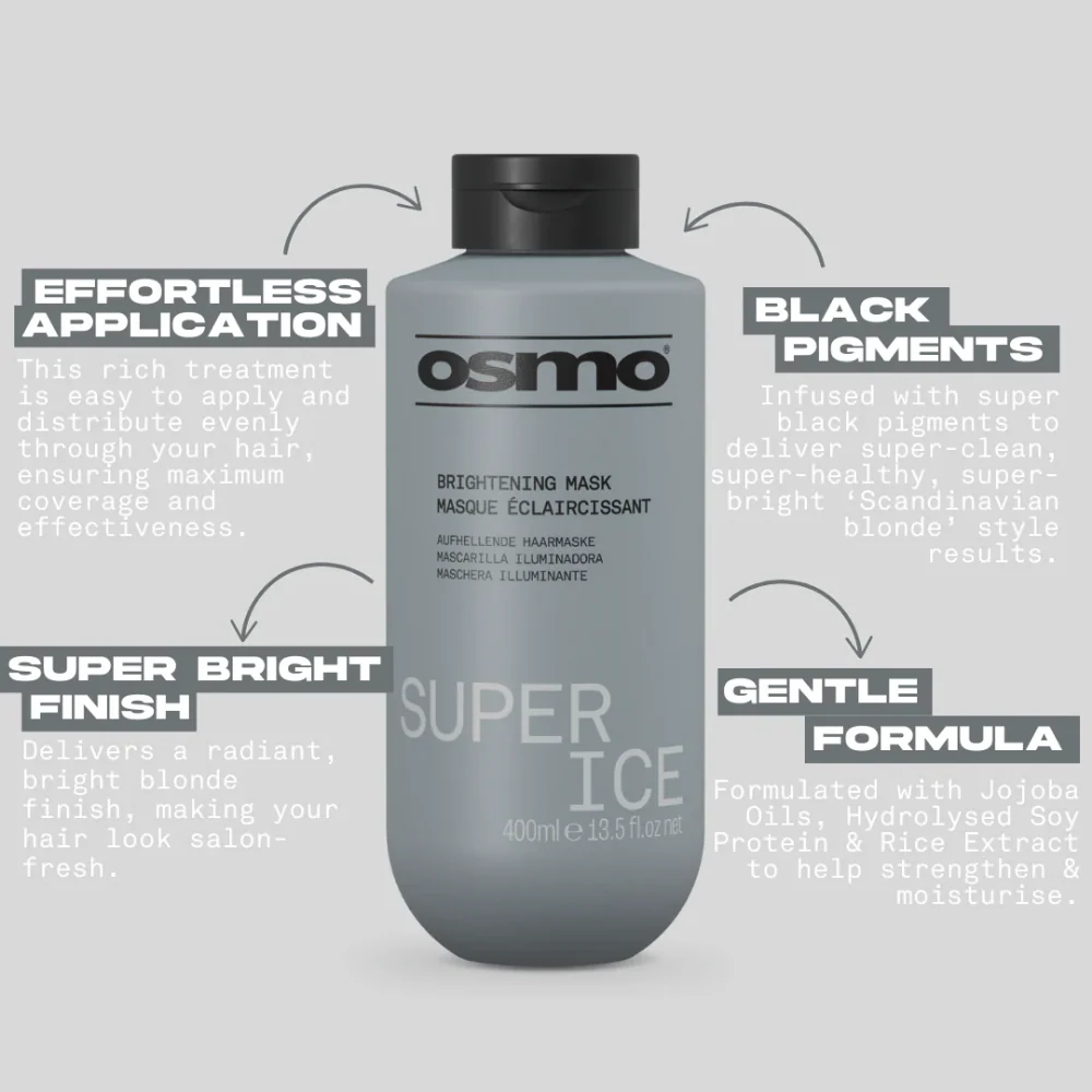 Osmo Super Ice Brightening Shampoo & Mask Twin 2 x 1000ml