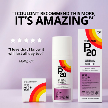Riemann P20 Original Face Urban Shield Sun Cream SPF50+ 50g