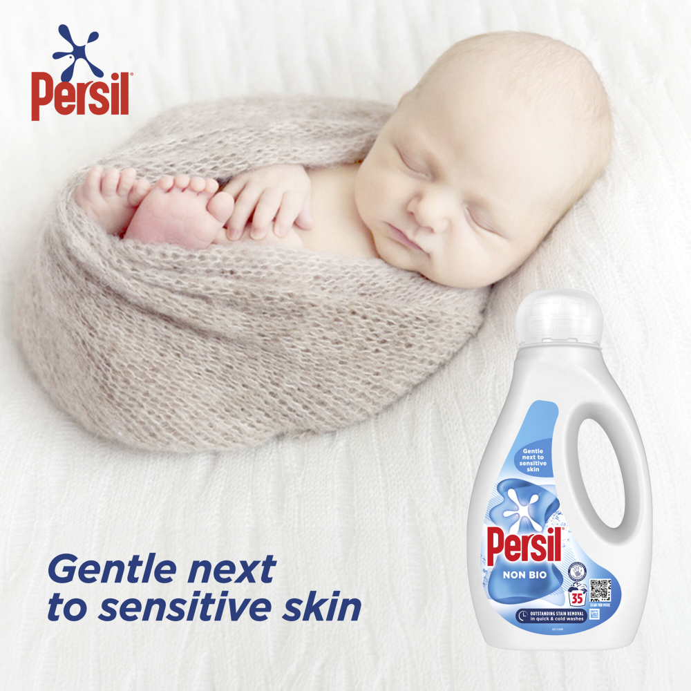 Persil Non-Bio Liquid Laundry Washing Detergent 35 Washes 945ml