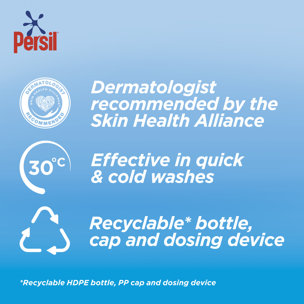 Persil Non-Bio Liquid Laundry Washing Detergent 35 Washes 945ml