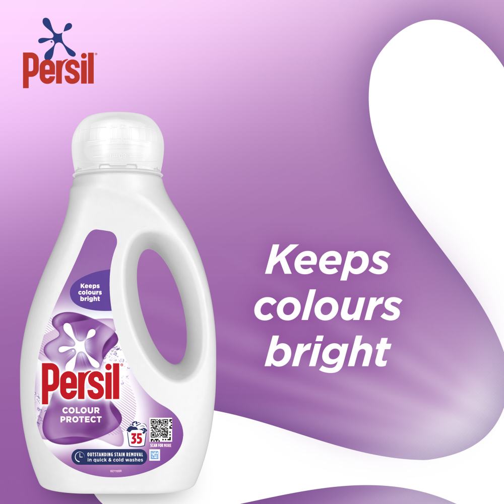 Persil Colour Protect Liquid Laundry Washing Detergent 35 Washes 945ml