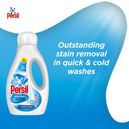 Persil Non-Bio Liquid Laundry Washing Detergent 53 Washes 1431ml