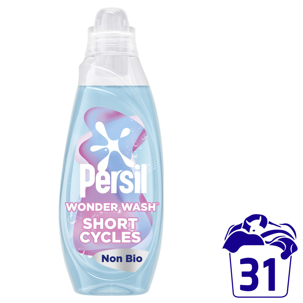 Persil Wonder Wash Pure Heaven Scent Sensitive Non-Bio Liquid Laundry Detergent 31 Washes 837ml