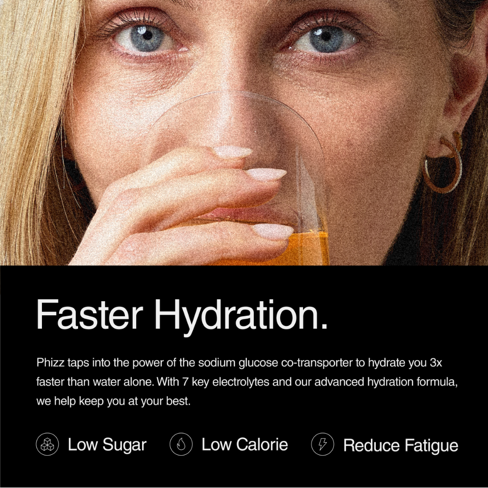 Phizz Daily Energy Orange Multivitamin Hydration Tablets 20 Tablets