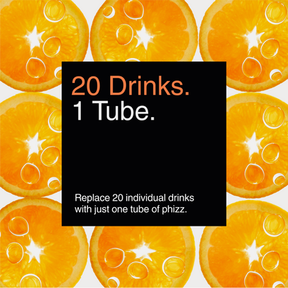 Phizz Daily Energy Orange Multivitamin Hydration Tablets 20 Tablets