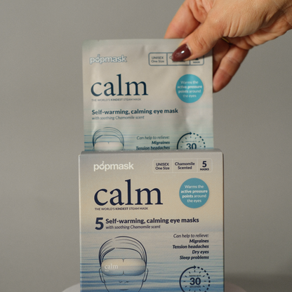Popmask Calm Chamomile Self-Warming Calming Eye Masks Pack of 5