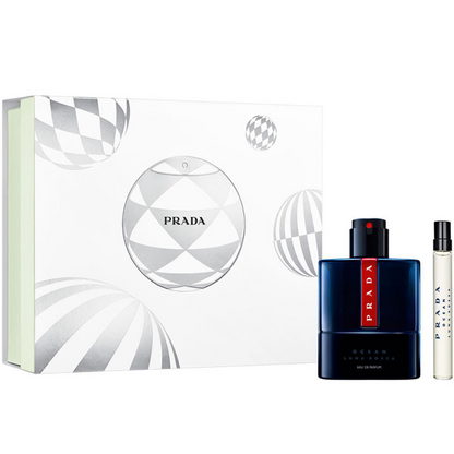 Prada Luna Rossa Ocean Eau De Parfum Gift Set 100ml