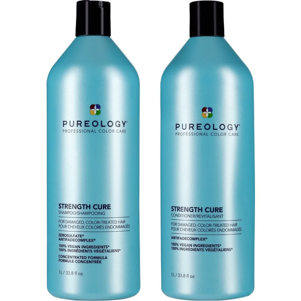 Pureology Strength Cure Strengthening Shampoo & Conditioner Twin 2 x 1000ml