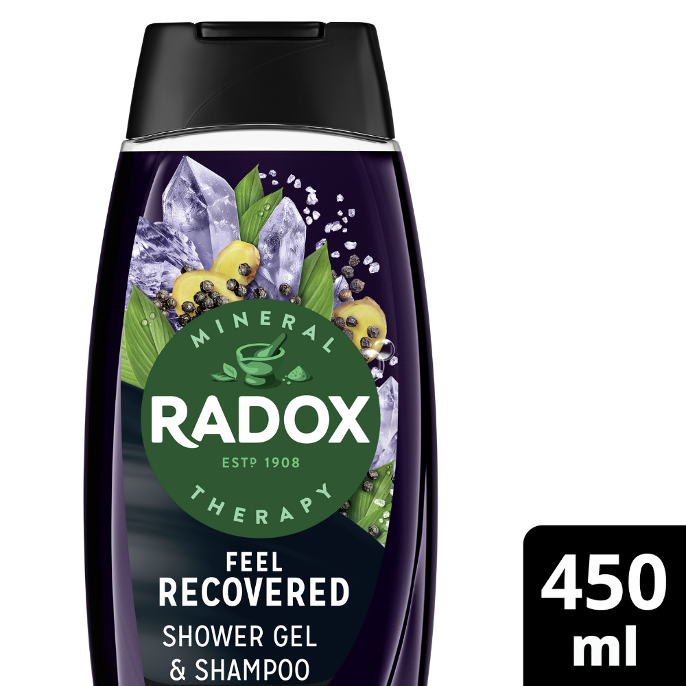 Radox Men 2-In-1 Shampoo & Shower Gel Feel Recovered 450ml