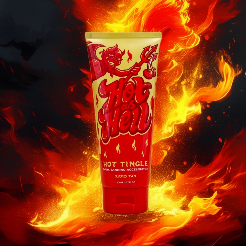 Rapid Tan Hot As Hell Hot Tingle Dark Tanning Accelerator Lotion 200ml