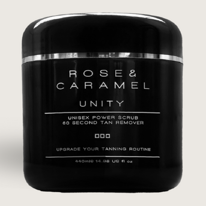 Rose & Caramel Unity Unisex 60 Second Tan Removing Power Scrub 440ml