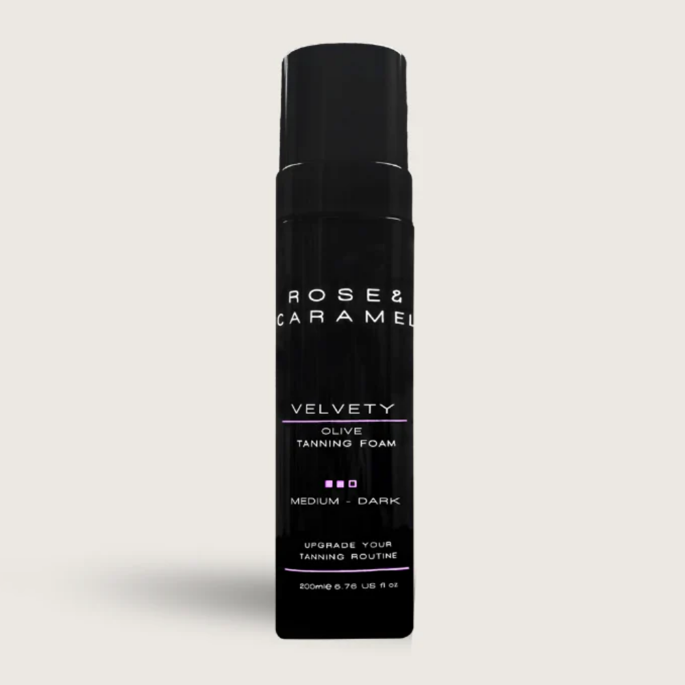 Rose & Caramel Velvety Medium-Dark Olive Self-Tanning Mousse 200ml