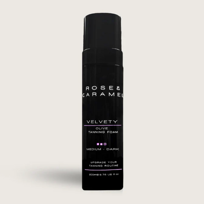 Rose & Caramel Velvety Medium-Dark Olive Self-Tanning Mousse 200ml