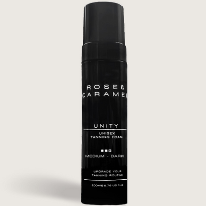 Rose & Caramel Unity Unisex Medium-Dark Unisex Tanning Foam 200ml