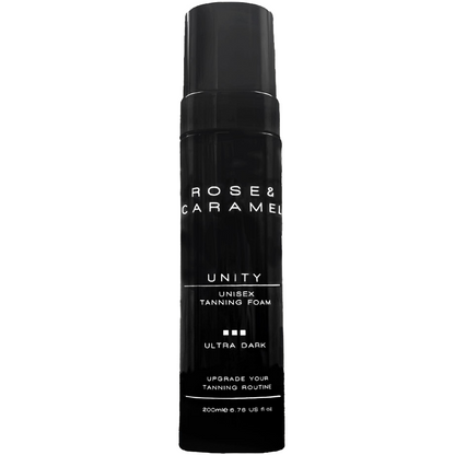Rose & Caramel Unity Unisex Ultra Dark Unisex Tanning Foam 200ml