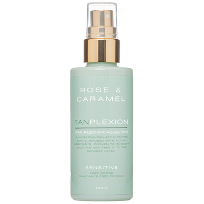 Rose & Caramel Tanplexion Sensitive Tanning Accelerator 100ml