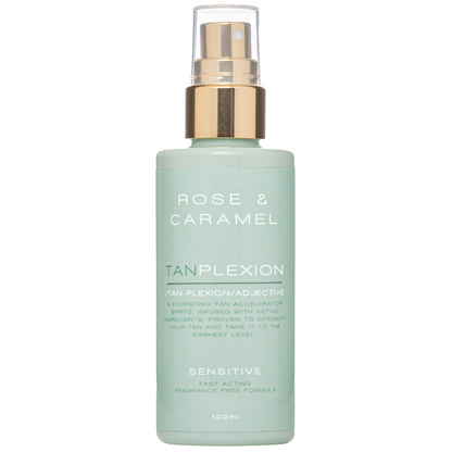 Rose & Caramel Tanplexion Sensitive Tanning Accelerator 100ml