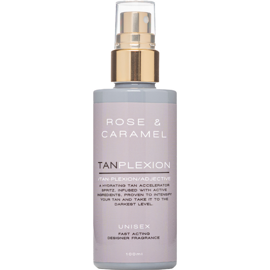 Rose & Caramel Tanplexion Unisex Tanning Accelerator 100ml