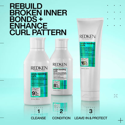 Redken Acidic Bonding Curls Silicone-Free Shampoo & Conditioner Twin 2 x 300ml