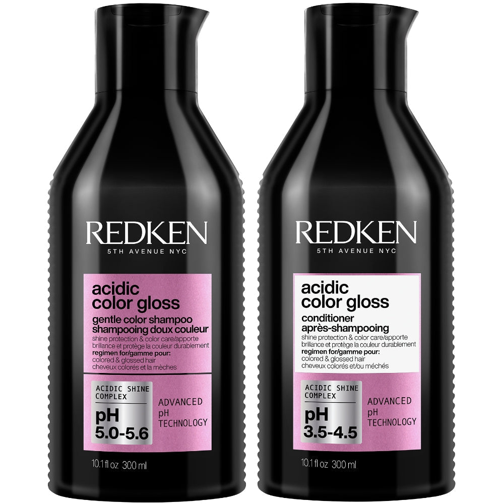 Redken Acidic Colour Gloss Gentle Cleansing Sulphate-Free Shampoo & Conditioner Twin 2 x 500ml