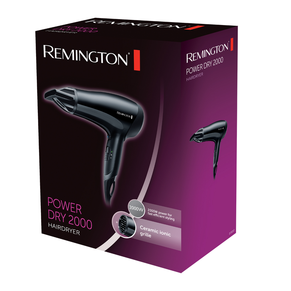 Remington Power Dry Hairdryer D3010