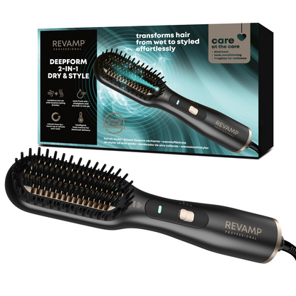 Revamp Deepform 2-in-1 Dry & Style Hot Air Styler