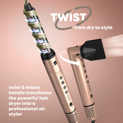 Revamp Dynamic Radiance Pro Blow Dry 7-In-1 Ionic Air Styler