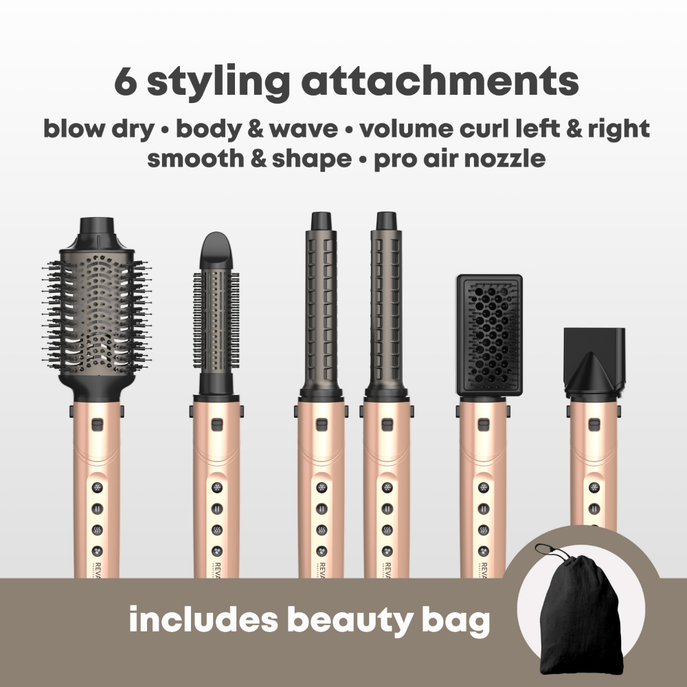 Revamp Dynamic Radiance Pro Blow Dry 7-In-1 Ionic Air Styler