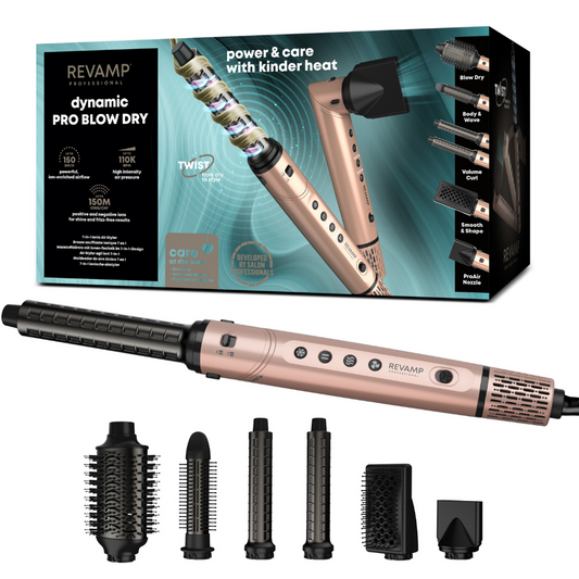 Revamp Dynamic Radiance Pro Blow Dry 7-In-1 Ionic Air Styler