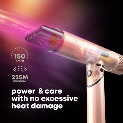 Revamp Dynamic Radiance X Shine Digital Intelligent Ionic Hair Dryer Gold