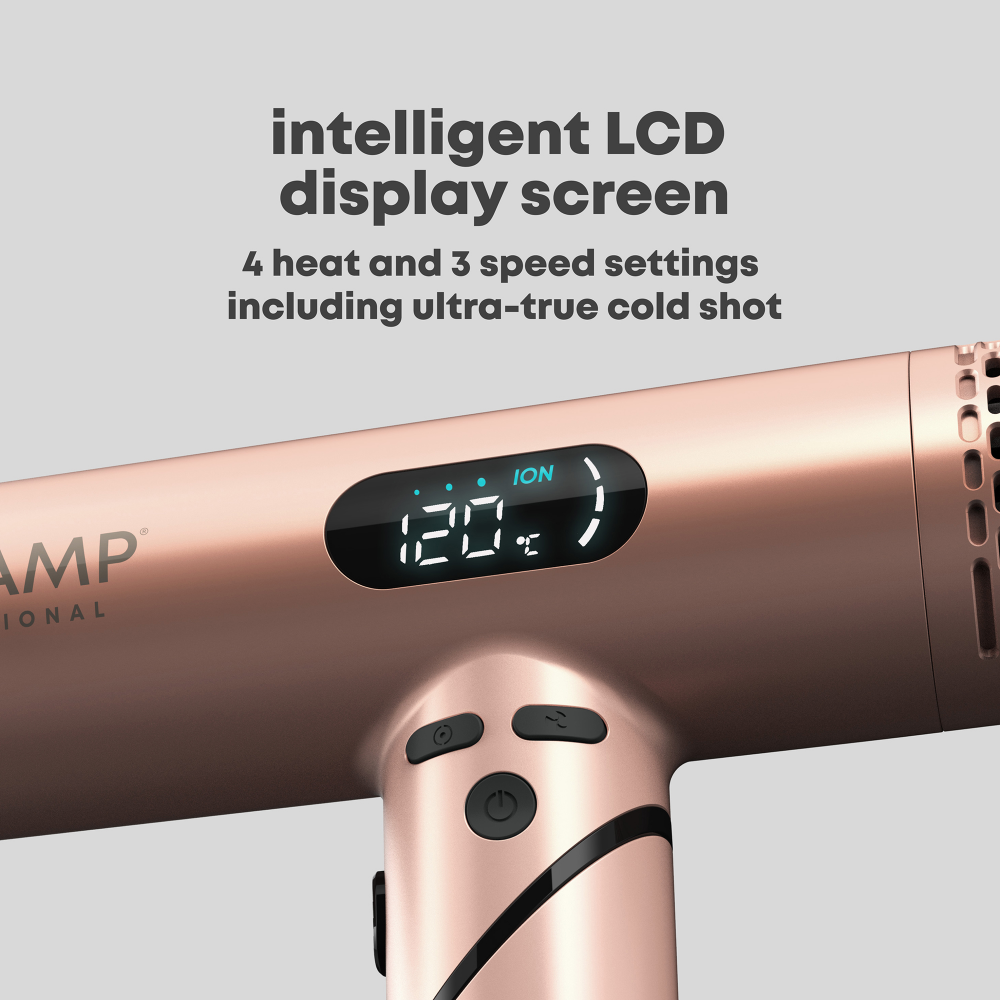 Revamp Dynamic Radiance X Shine Digital Intelligent Ionic Hair Dryer Gold