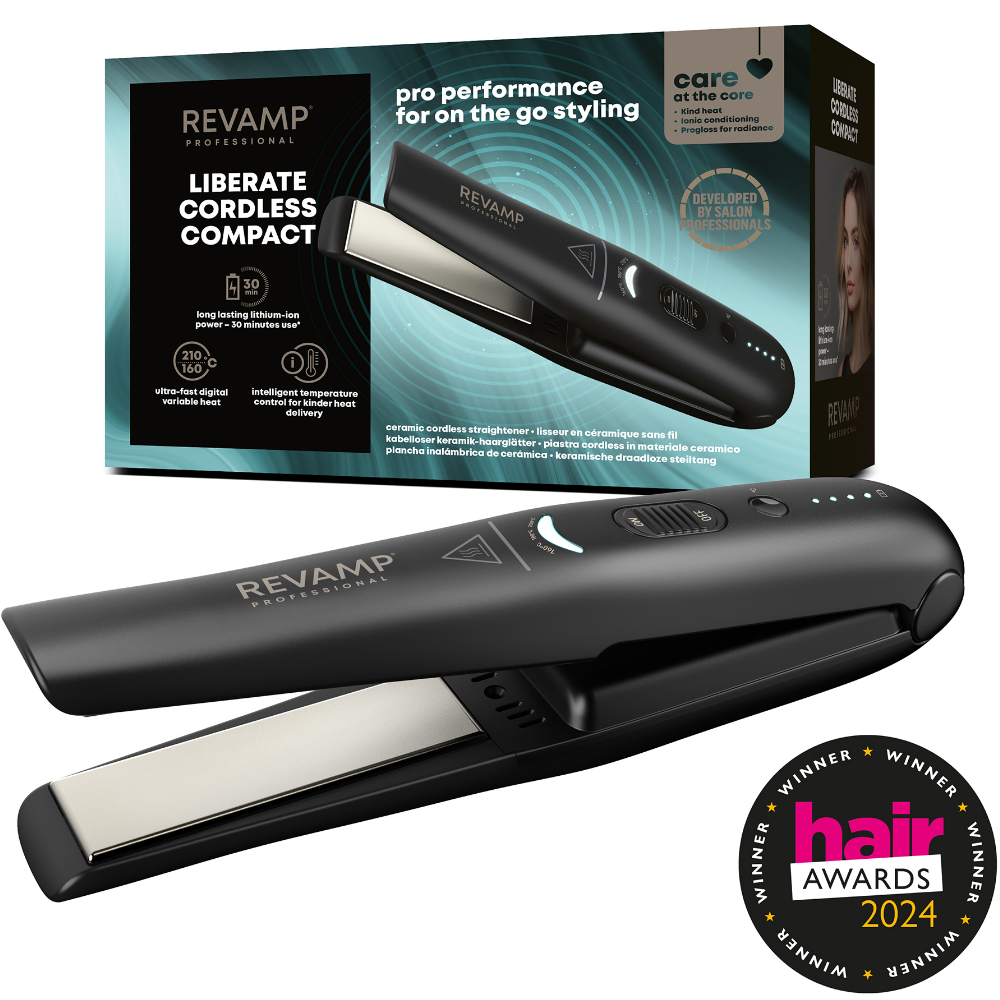 Revamp Liberate Cordless Compact Ceramic Hair Straightener