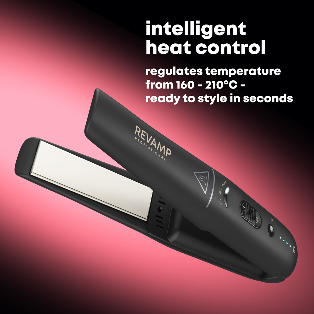 Revamp Liberate Cordless Compact Ceramic Hair Straightener