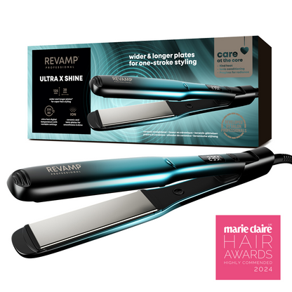 Revamp Wide Ultra X Shine Ceramic Hair Straightener