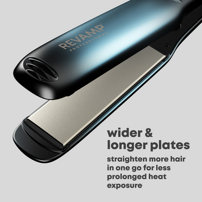 Revamp Wide Ultra X Shine Ceramic Hair Straightener
